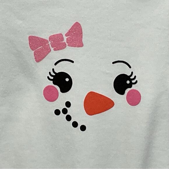 Lullaby Lane One Piece Top Girls Size 0-3 months Snowbaby Long Sleeve Snap Close - Picture 5 of 7